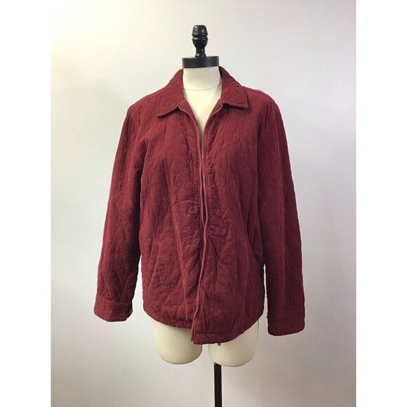 Vintage WoolRich Woman’s Red Jacket Size Medium - Picture 1 of 3